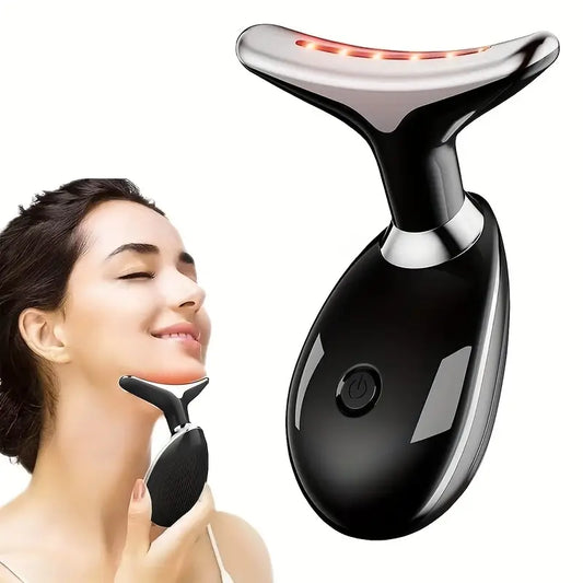 7-Color LED Skin Beauty & Facial Massage Device for Face and Neck Care