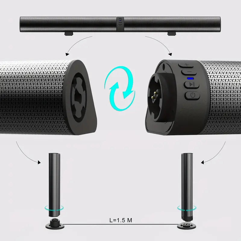 BS-56 Upgraded Wireless Soundbar – Immersive Home Theater Audio