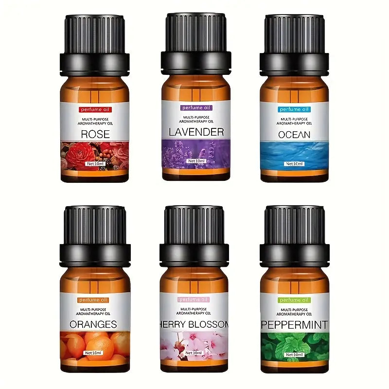 3/6pcs, 12 Types Of Essential Oil, Essential Oil Pack Diffuser (10ml)