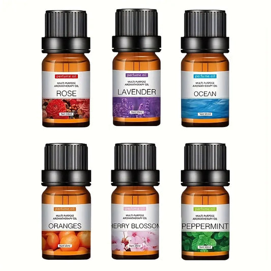 3/6pcs, 12 Types Of Essential Oil, Essential Oil Pack Diffuser (10ml)