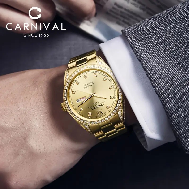 Carnival Men's Luxury Automatic Mechanical Watch