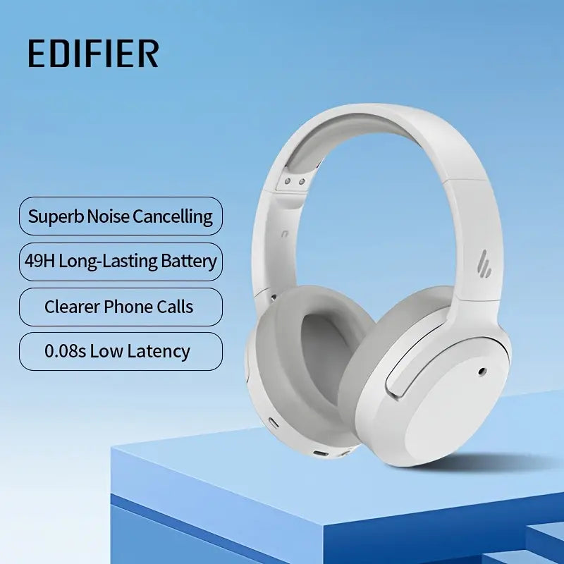 Edifier W820NB Active Noise Cancelling Hi-Res Wireless Stereo Headphones with Microphone