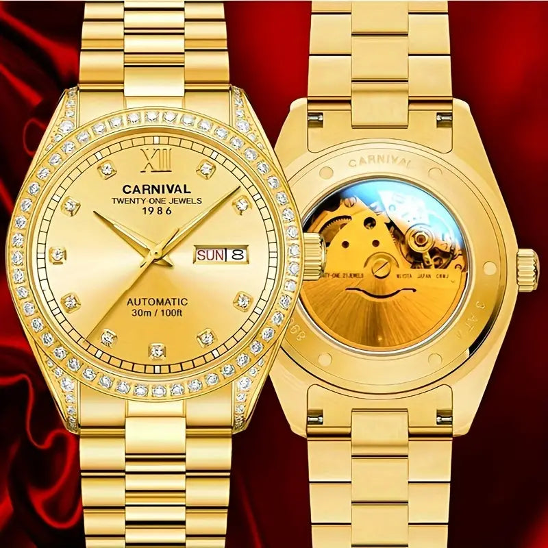 Carnival Men's Luxury Automatic Mechanical Watch