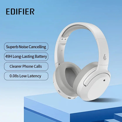 Edifier W820NB Active Noise Cancelling Hi-Res Wireless Stereo Headphones with Microphone