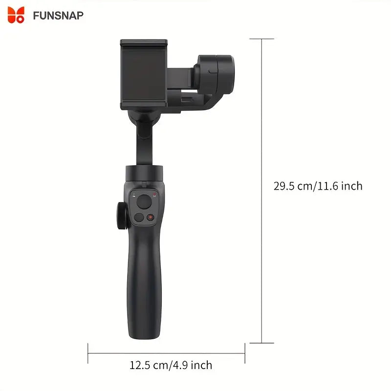 Capture 2s Combo 3-Axis Gimbal Stabilizer - Handheld Phone Stabilizer for iPhone 13, 12, 11 Pro Max, XS, X, XR, Samsung s21, s20, Android Smartphones